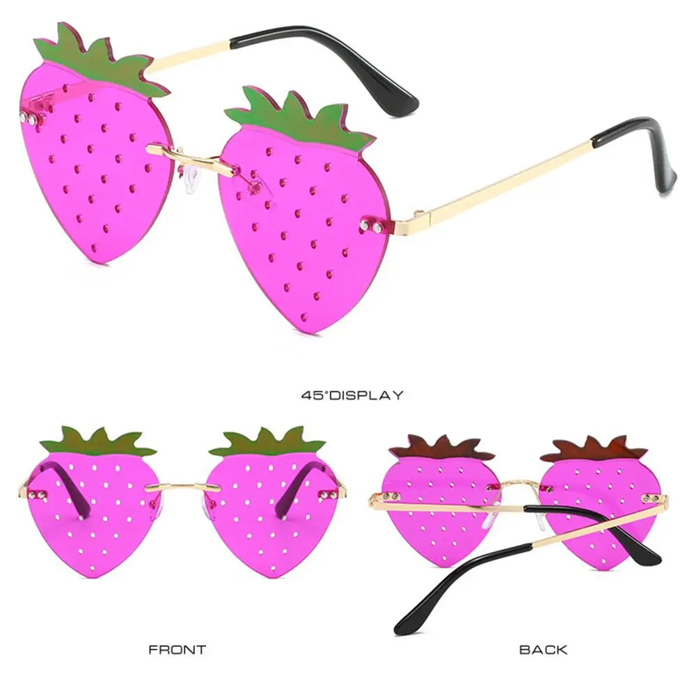 Unique Strawberry Sunglasses for Women/Men