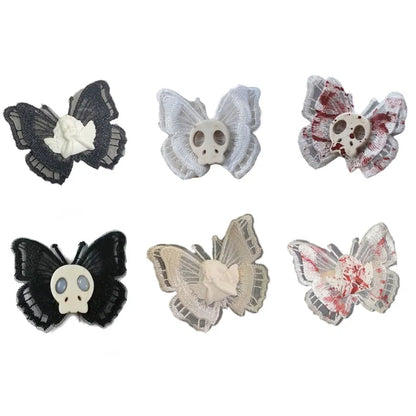 Goth Butterfly Hair Clip