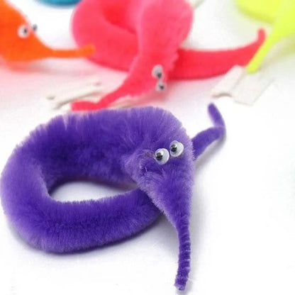 Worm Toy with Invisible String