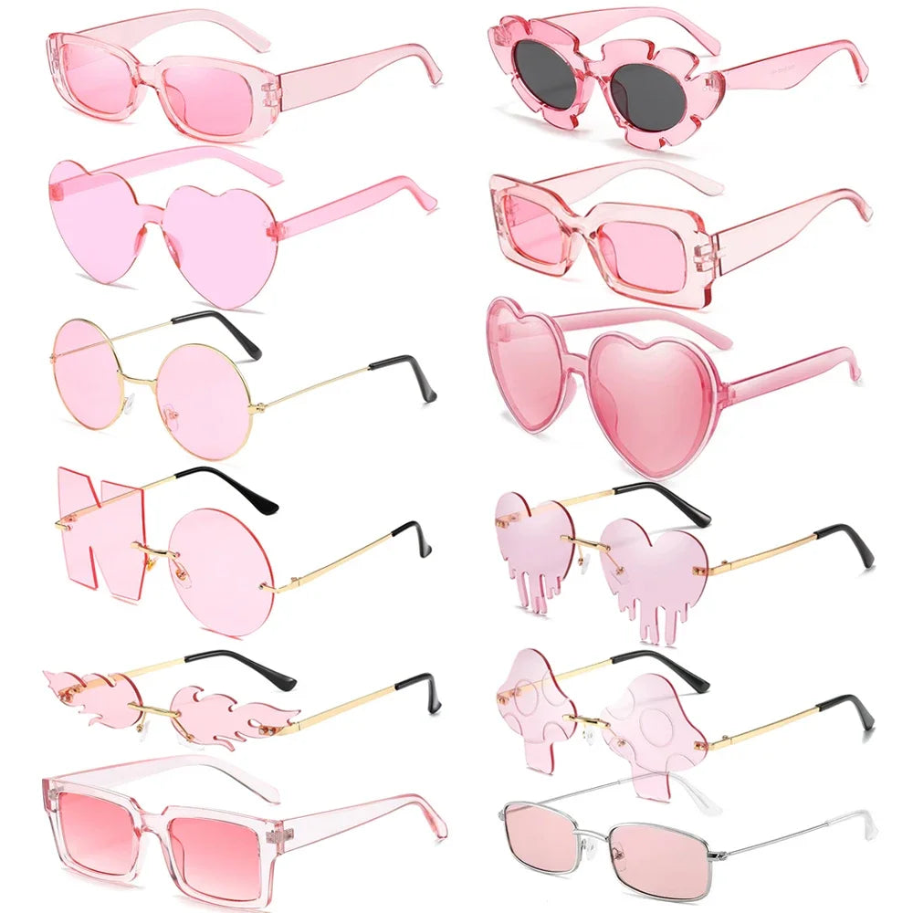 Pink Sunglasses Jelly Color