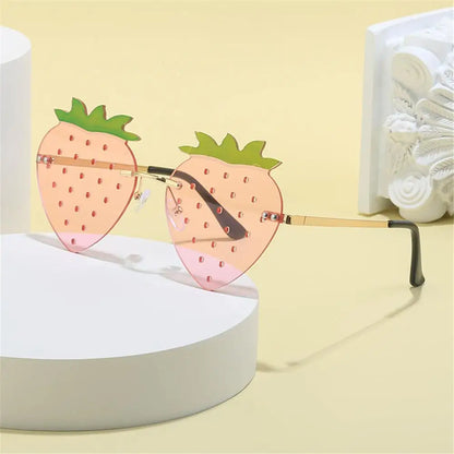 Unique Strawberry Sunglasses for Women/Men