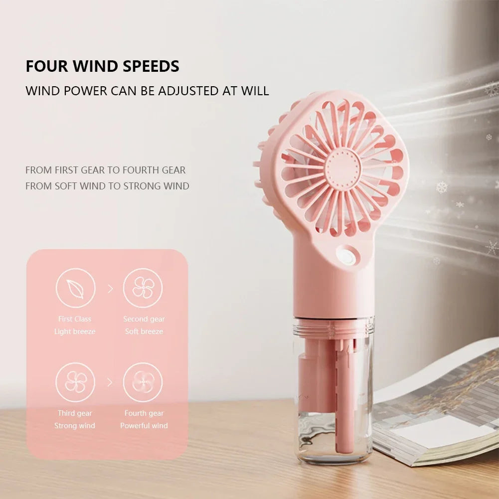 Handheld Fan with Mister