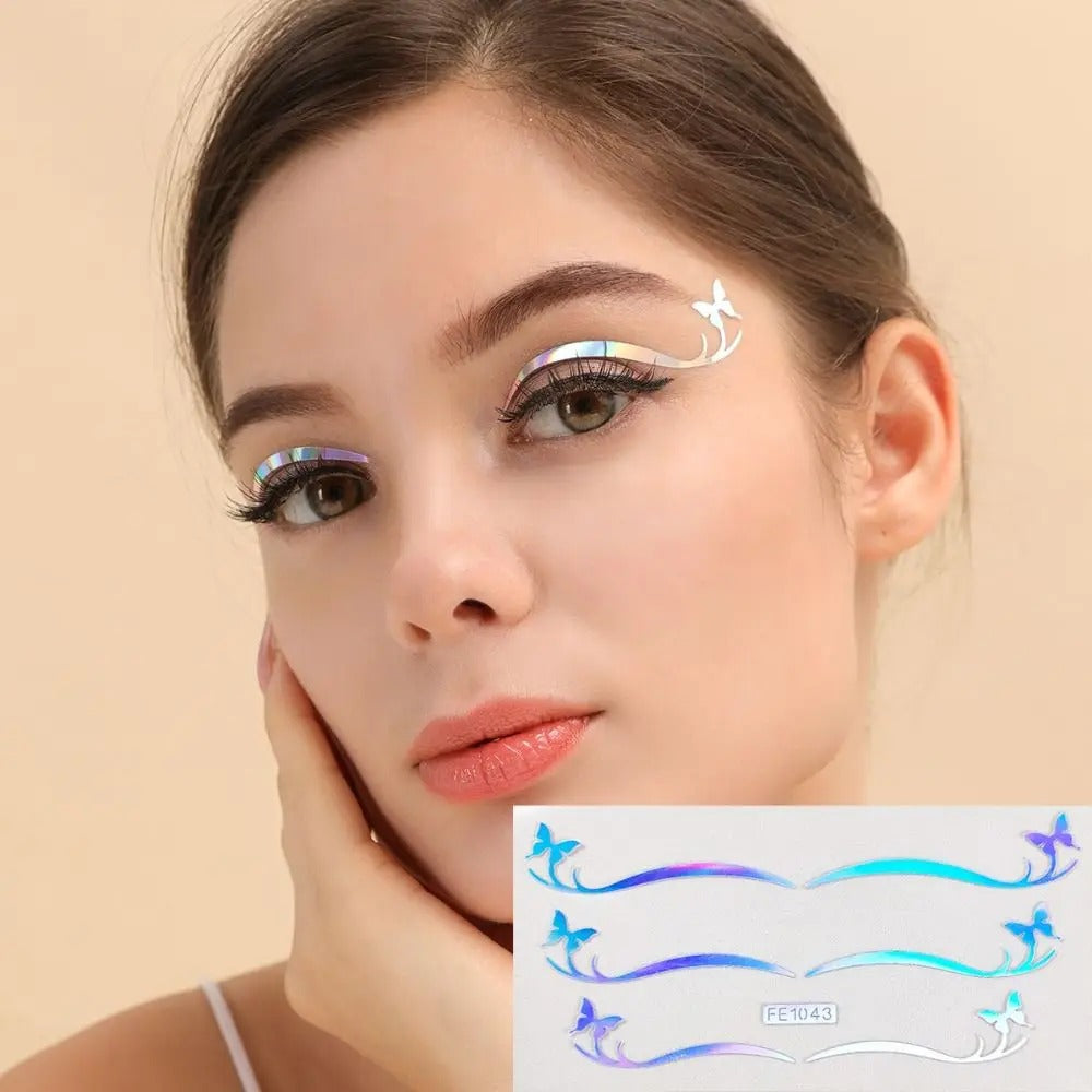 Reflective Eyeliner Stickers